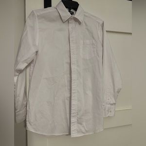 Chaps boys white Oxford button down  long sleeve